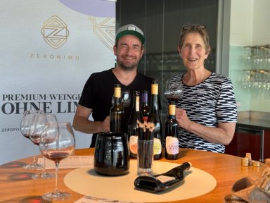 Patrick Bayer von der Heribert Bayer - Kellerei Neckenmarkt 16.06.25